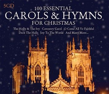 Various - 100 Essential Carols & Hymns For Christmas (5CD / Download) - CD